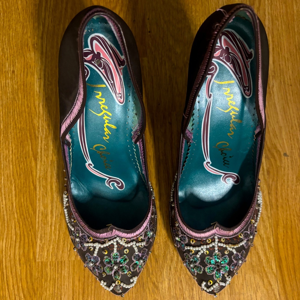 Irregular choice | EUC Women's size 10 stiletto | Embellished, beaded heels